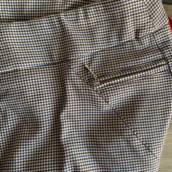 Trousers Tan Brown Plus Size XL Stretchy 14 16 - Picture 2 of 5